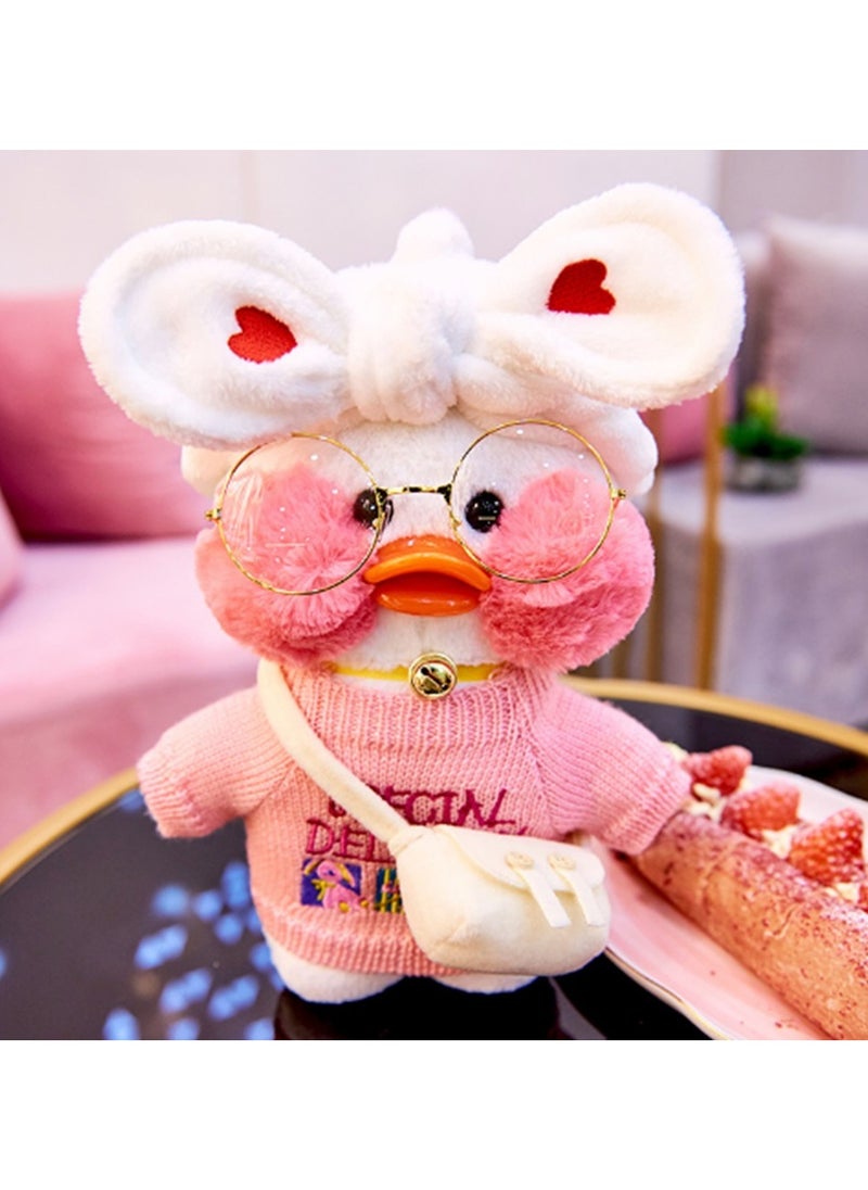 Cutie Cute Kawaii Plush Soft Duck Doll Korean Netred Supports Hyaluronic Acid Small Duck Doll Children's Toy For Birthday Gift 30cm  - Image 1