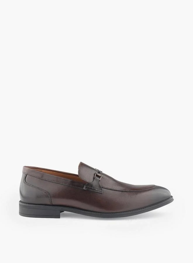 Duchini BROWN Men Metal Accent Slip-On Loafers for Men | Best Price UAE