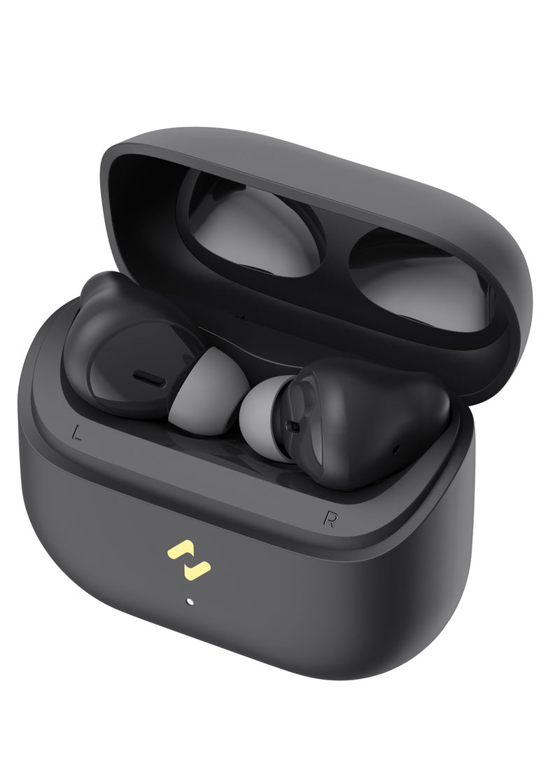Wireless Earbuds, TWS Bluetooth 5.4 with 13mm Driver, Dual MIC ENC Noise Cancelling Headphones, Multipoint Connection Bluetooth Earphones, 33H Playtime, In-Ear Headphones for Music, Calls, Gaming and More, Fully Compatible for Android and iOS Devices (Black)