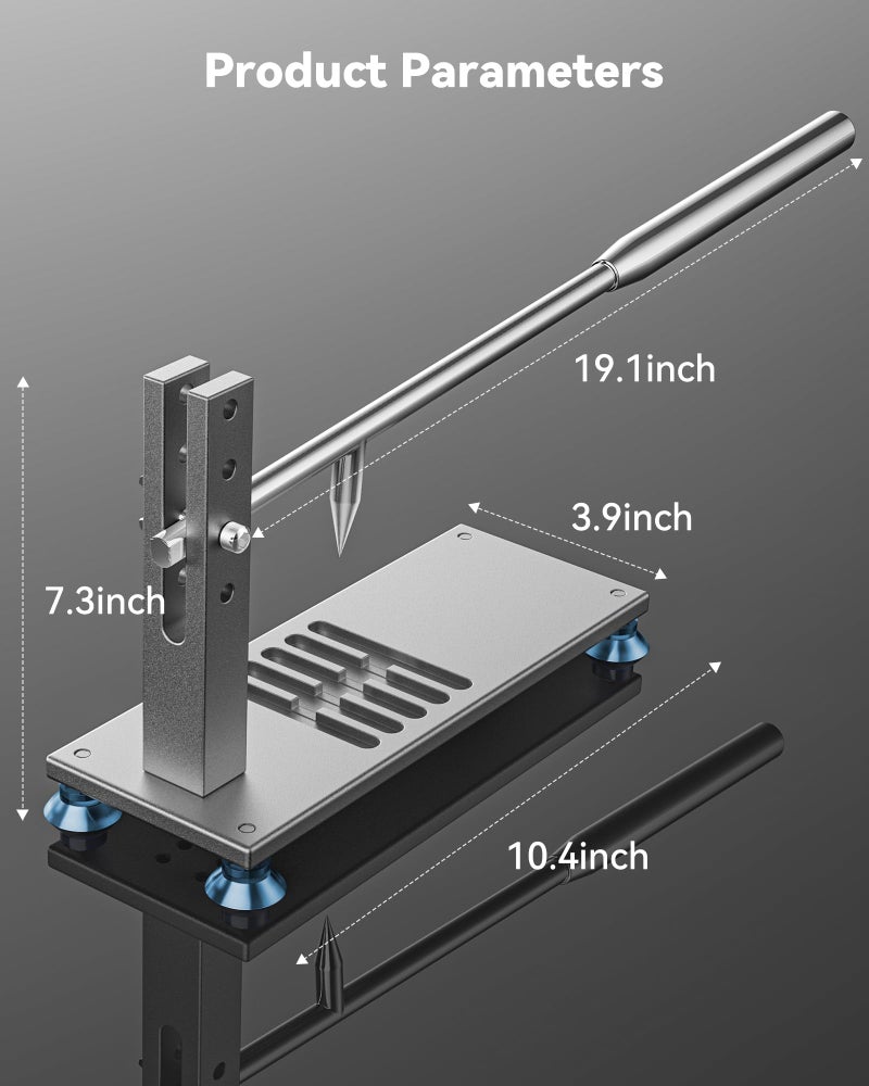 ZeroPone Oyster Clam Opener Machine Adjustable Oyster Shucker Machine Oyster Shucker Tool Set Including Knives, Glove and g-Clip, Seafood Tools for Hotel Family Buffet - Image 2