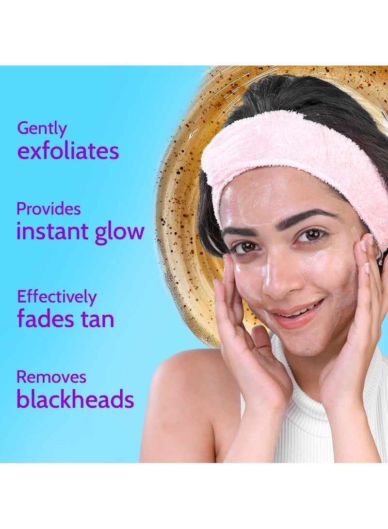Chemist at Play Face Scrub & Exfoliator | Removes Tan, Dead Skin & Blackheads | Mandelic Acid & Walnuts | 100ml - Image 3