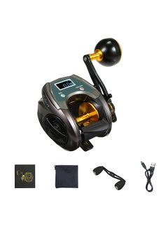 EXBERT USB Rechargeable Carbon Fiber Baitcasting Reel 9+1BB Electric Fishing Reel  - Image 1