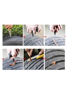 Duravel Duravel Motorcycle Car Tubeless Tire Puncture Repair Tool Kit, Vulcanizing Strips  - Image 3