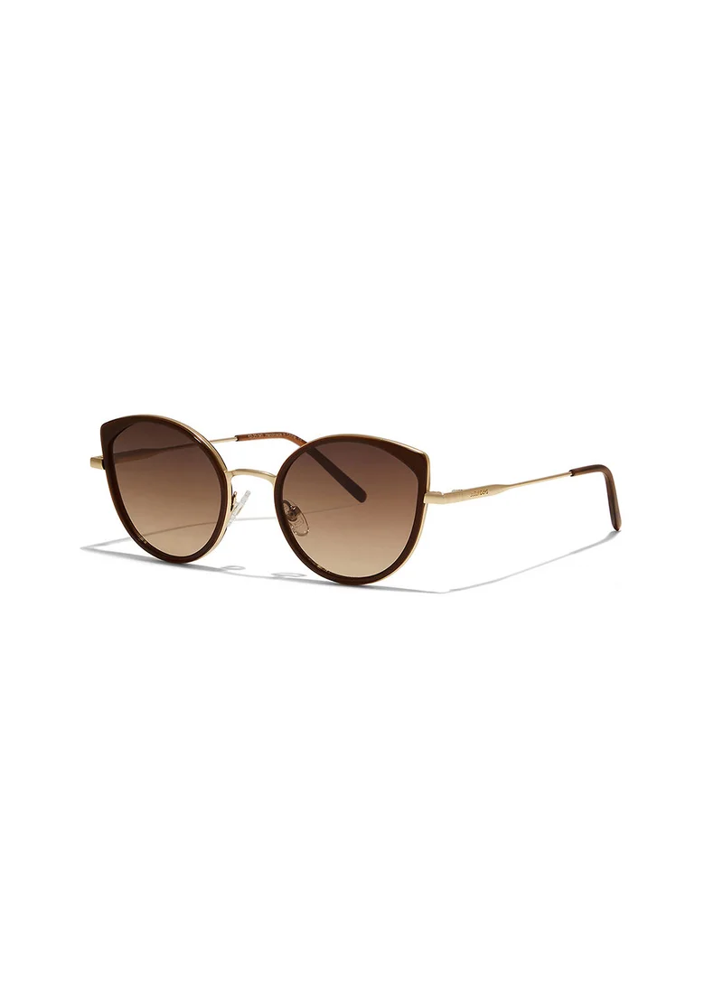 30Sundays Aspen,Women Sunglasses, Cat Eye Sunglasses, UV Protection: UV400 (Brown,Brown)