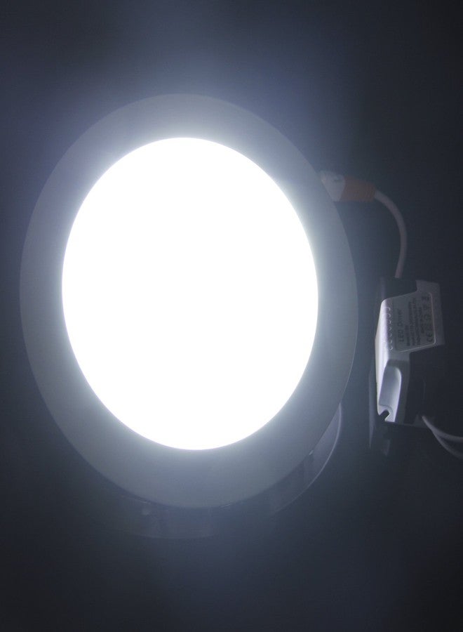 Lexton Lex-12W-R-1Y-A 12-Watt LED Panel Light (White, Round) - Image 3