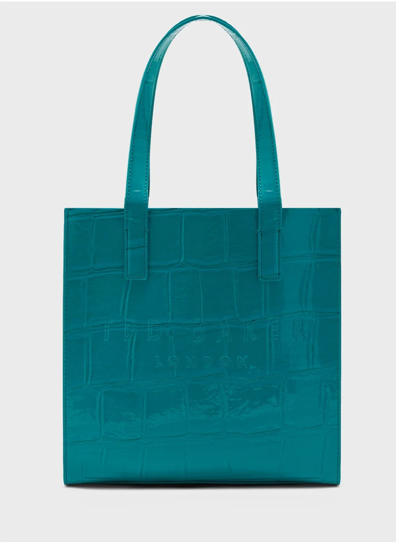 Ted Baker Reptcon Imitation Top Handle Tote