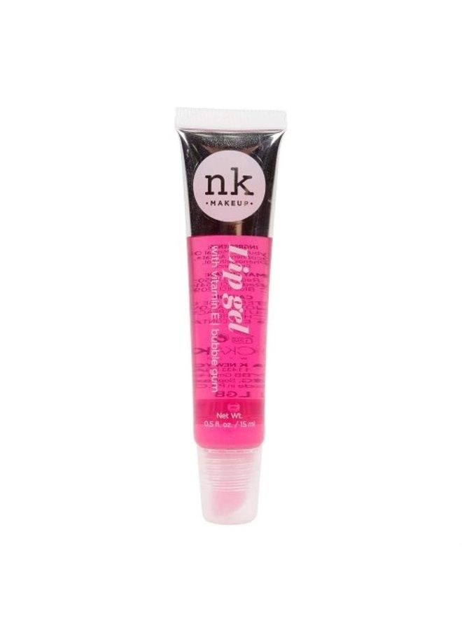 Nicka K New York 5 PACK NK Lip Gel with Vitamin E Bubble Gum, Argan, Strawberry, Cherry and Rosehip Lip Gloss - Image 5