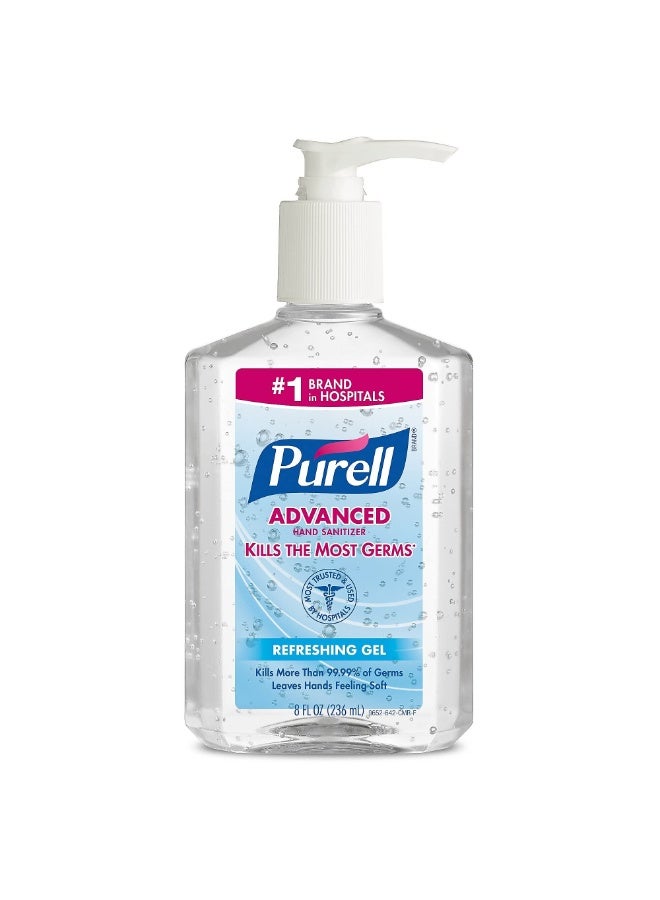 PURELL Advanced Hand Sanitizer Refreshing Gel, 8 Fl Oz Pump Bottle - 8 Oz | CVS