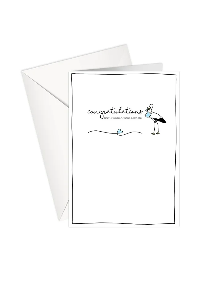 Share The Love Congratulations On New Baby Boy - New Born Greeting Card