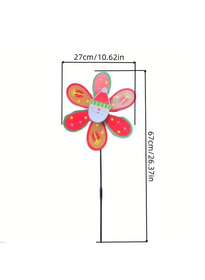 Large Double Layer Christmas Windmill for Outdoor Garden Decoration Holiday Gifts - Image 4