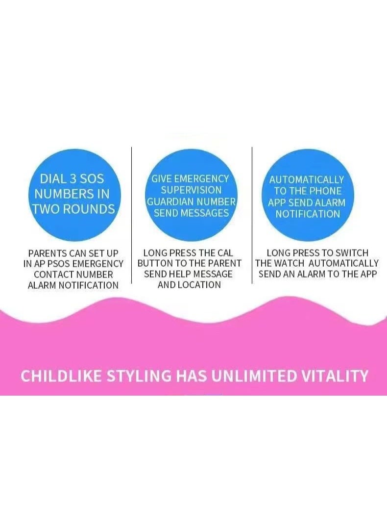 SKT Shiketro S1 Kids Smart Phone Watch, Deep Waterproof Camera, Tracker, and Location Phone Watch for Students - Image 2