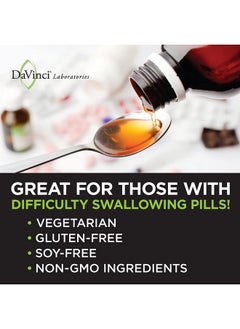 Davinci Labs Liposomal C Liquid Antioxidant Supplement To Support The Immune System Collagen Maintenance And Gum Tissue Health* With Vitamin C Glutenfree Vegetarian 300 Ml 60 Servings  - Image 5