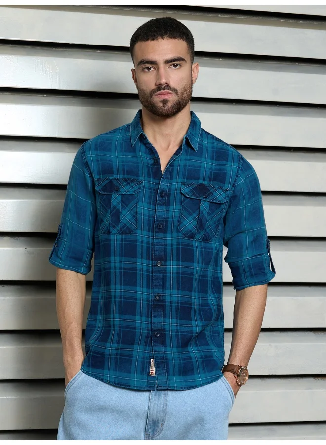 HIGH STAR Men’s Regular Fit Multicolour Shirts – Trendy and Casual