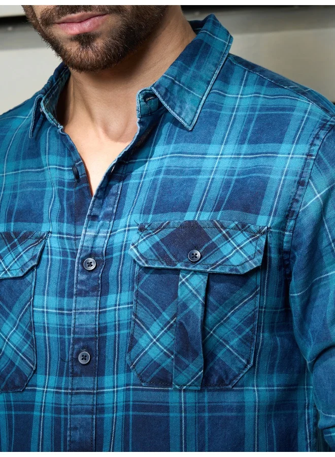 HIGH STAR Men’s Regular Fit Multicolour Shirts – Trendy and Casual