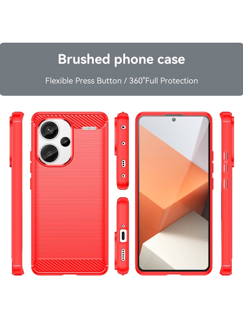 URBBKING Protective Case Cover For Redmi Note 13 Pro Plus 5G Red - Image 2