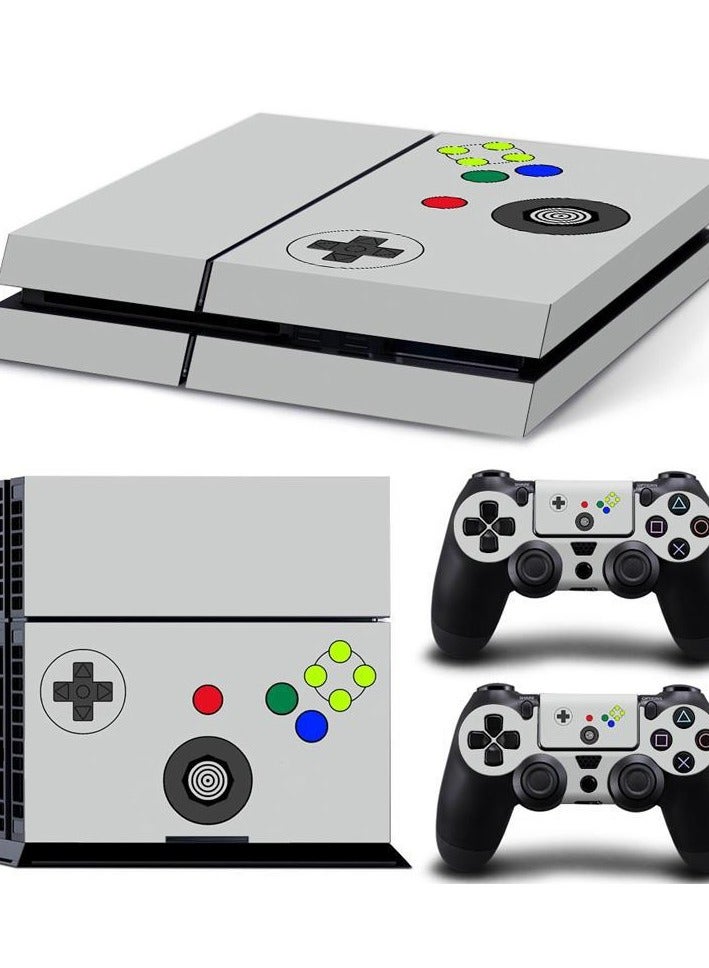 LOULUEN Old PlayStation PlayStation 4 Pro Console Sticker
