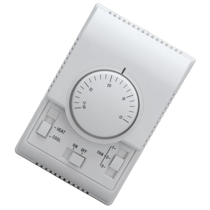 مفتاح تحكم ميكانيكي ثنائي الاتجاه لدرجة حرارة المكيف المركزي 110-220 فولت - Image 3