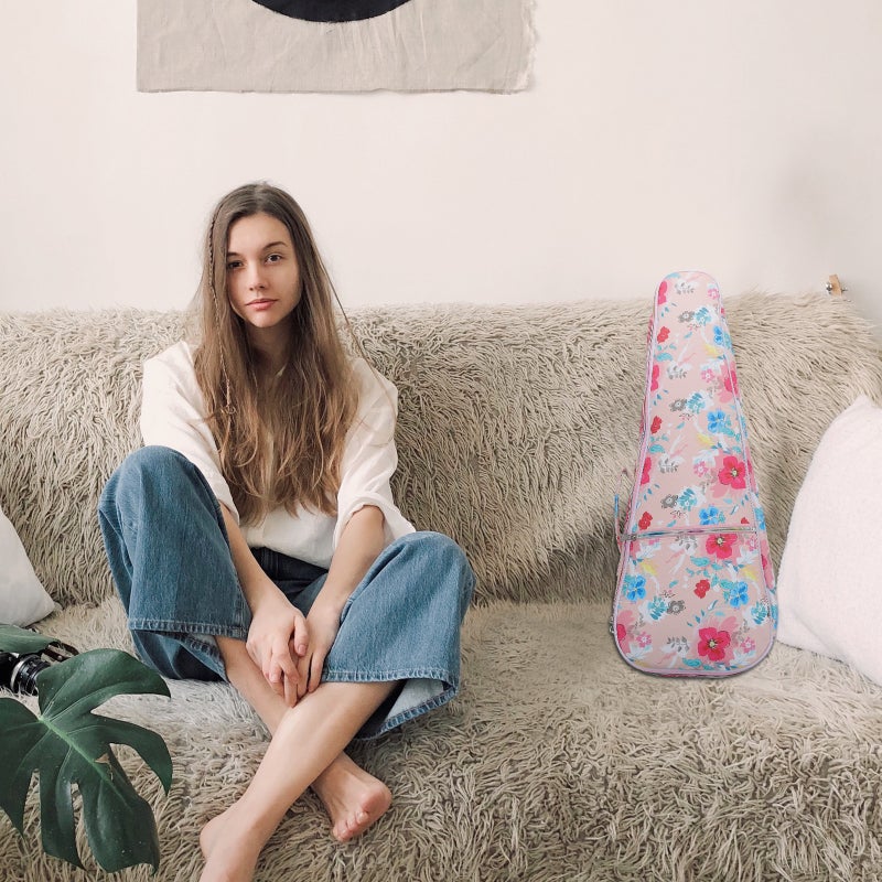 👕 حقيبة ظهر مستطيلة للقيثارة الصغيرة مقاومة للماء للاستخدام اليومي - Image 4