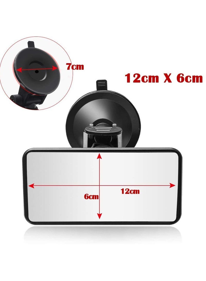 Zikra 360-Degree Rotatable Shatterproof Baby Car Mirror for Rear-Facing Infants/Toddlers - Safe Backseat View of Your Little One - Image 5