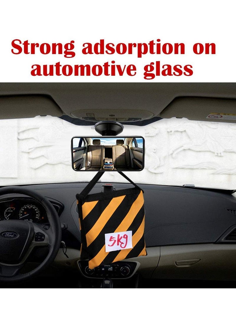 Zikra 360-Degree Rotatable Shatterproof Baby Car Mirror for Rear-Facing Infants/Toddlers - Safe Backseat View of Your Little One - Image 4