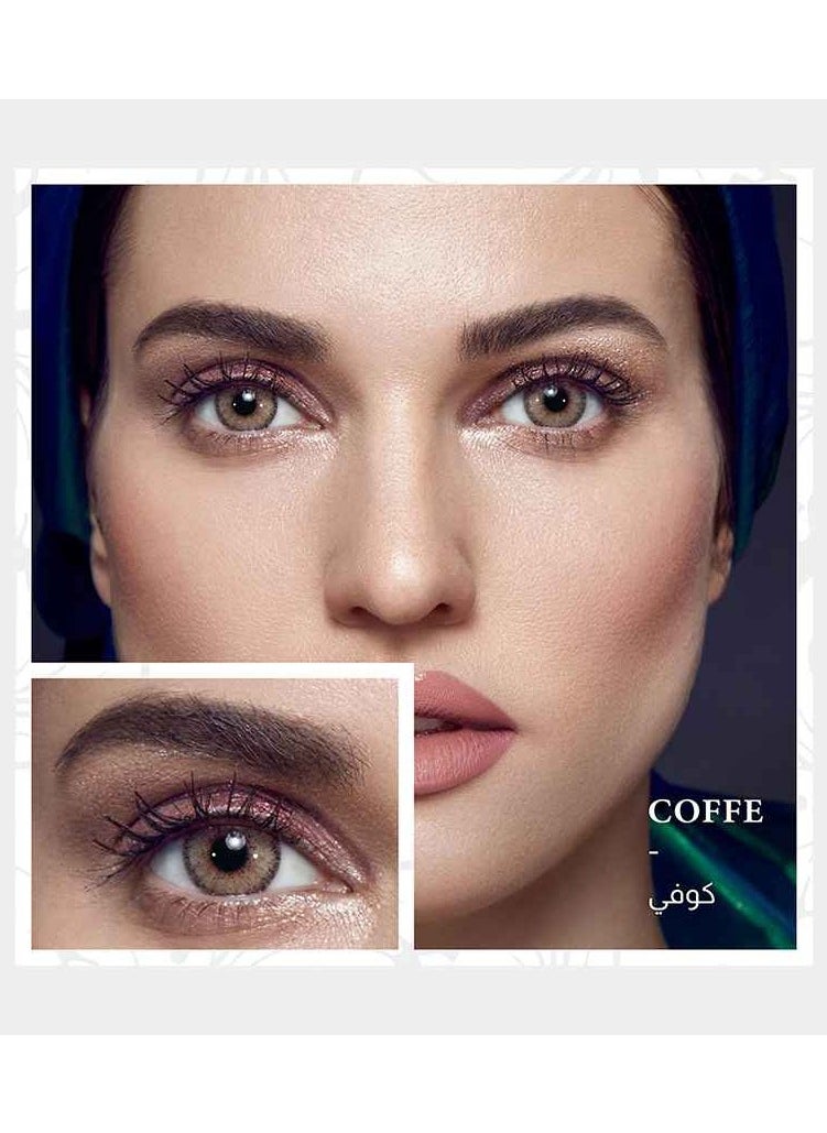 Anesthesia Anesthesia Once Coffee Daily Colored Contact Lenses  - Image 3
