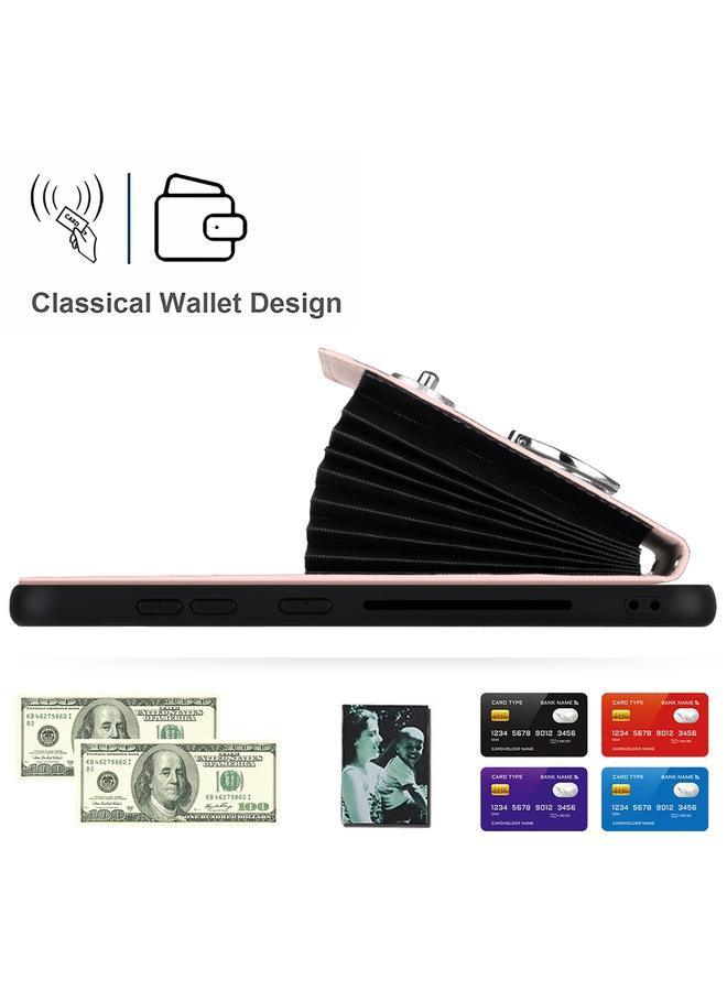 اس-توب جراب لهاتف Samsung Galaxy S24+ 5G مع حامل بطاقات وحلقة من البولي يوريثان - Image 3