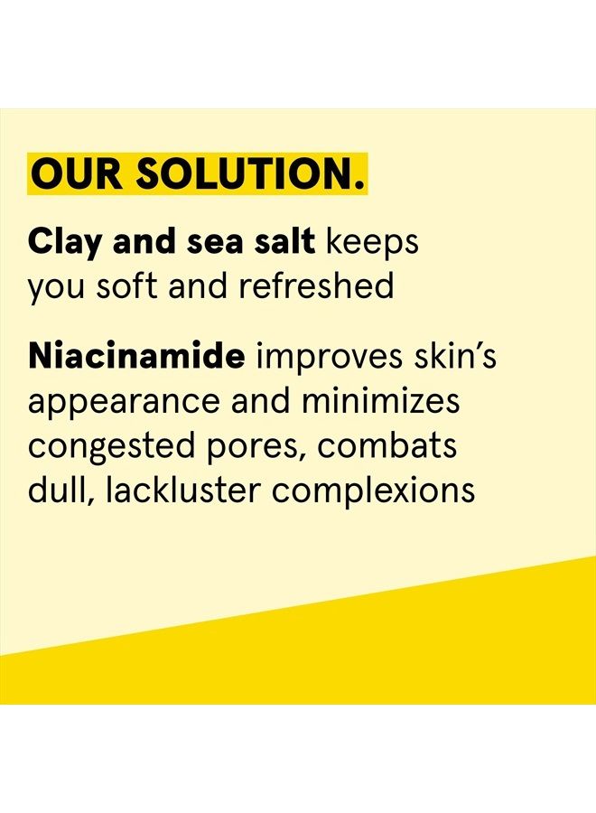 Acure مقشر الجسم المشرق من ACURE | نباتي 100% | لمظهر أكثر إشراقًا | ملح البحر والنياسيناميد (فيتامين ب 3) | يضيء ويجدد البشرة | جميع أنواع البشرة | 6 أونصة سائلة - Image 3