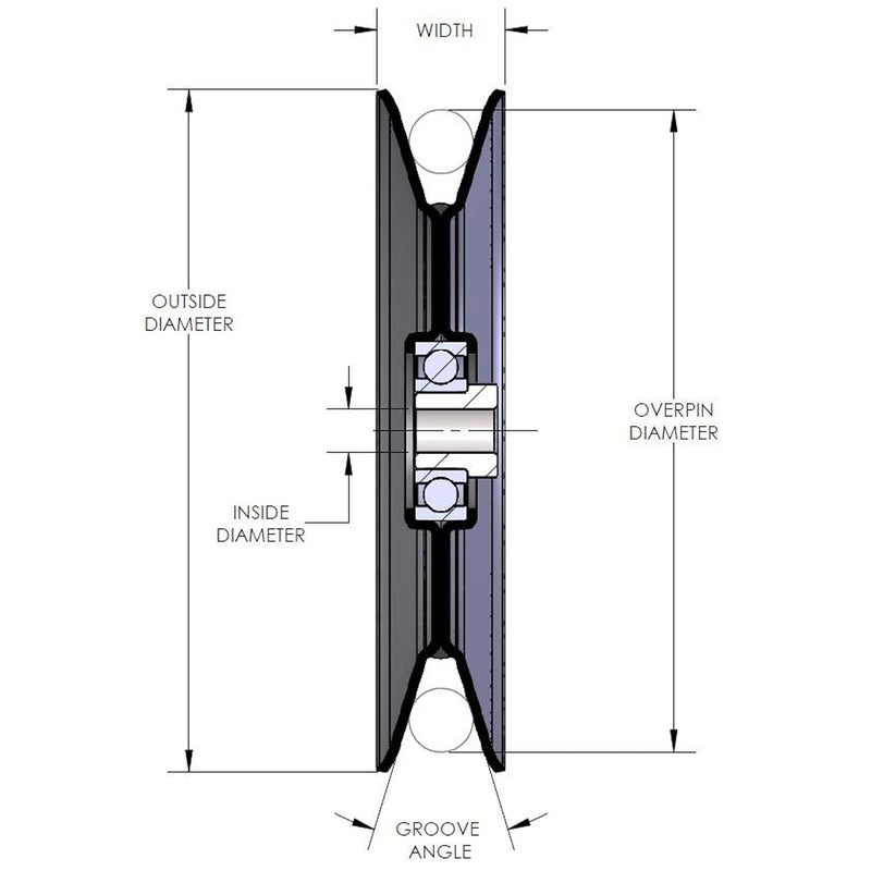 Phoenix V-Belt Pulley - 3/4in. Bore, 4in. Outside Dia. - Image 4