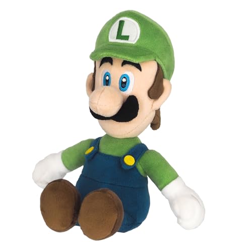 Sanei Super Mario All Star Collection 10 Luigi Plush Small - Image 1