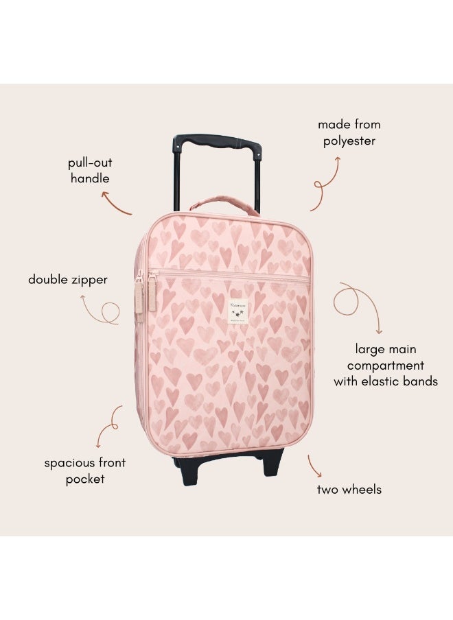 Kidzroom Trolley suitcase Kidzroom Pink Hearts  - Image 4