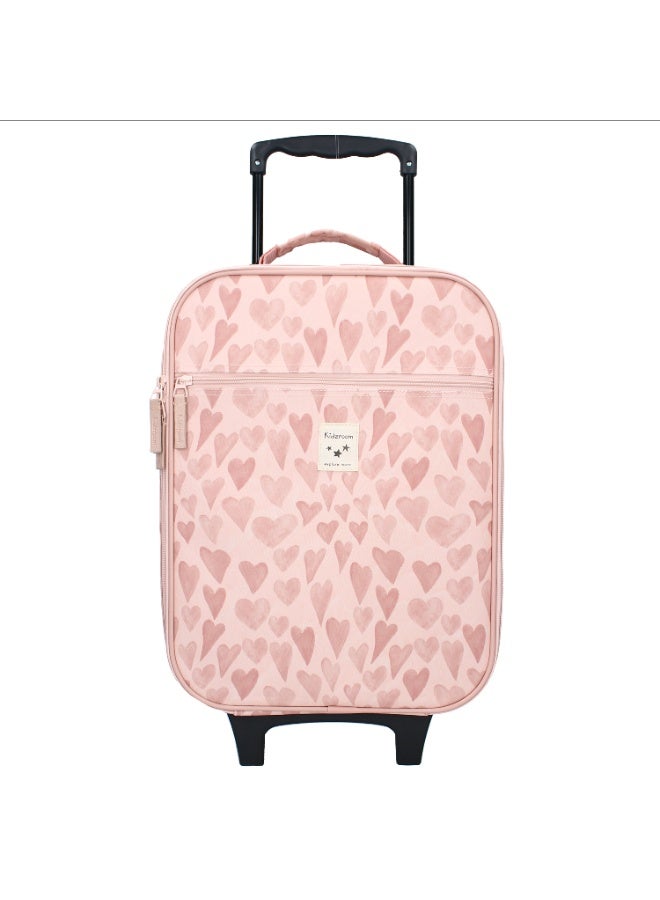 Kidzroom Trolley suitcase Kidzroom Pink Hearts - Image 1