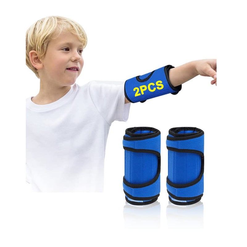 Zelen Thumb Sucking Stop for Kid (1 Pair) Thumb Sucking Guard Nail Biting Treatment for Kids Toddlers Finger Sucking Stop Biting Nails Anti Thumb Sucking Finger Hand Stopper Elbow Immobilizer Brace - Image 1