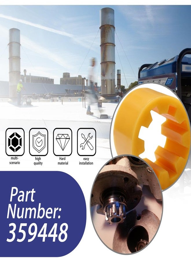 XTPTFABS 359448 Generator Pump Drive Sleeve/Power Systems Impeller Drive Sleeve Compatible With Kohler(models 5E, 4EF, 7.3E, 6EF, 5ECD, 4EFCD, 7.3ECD, and 6EFCD)-8 splines - Image 5