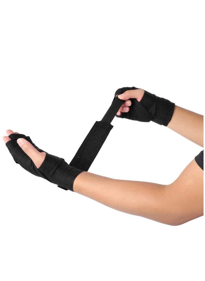 VENUM 4.5M Boxing Hand Wraps Punching Bandage 2Pcs, Black  - Image 2