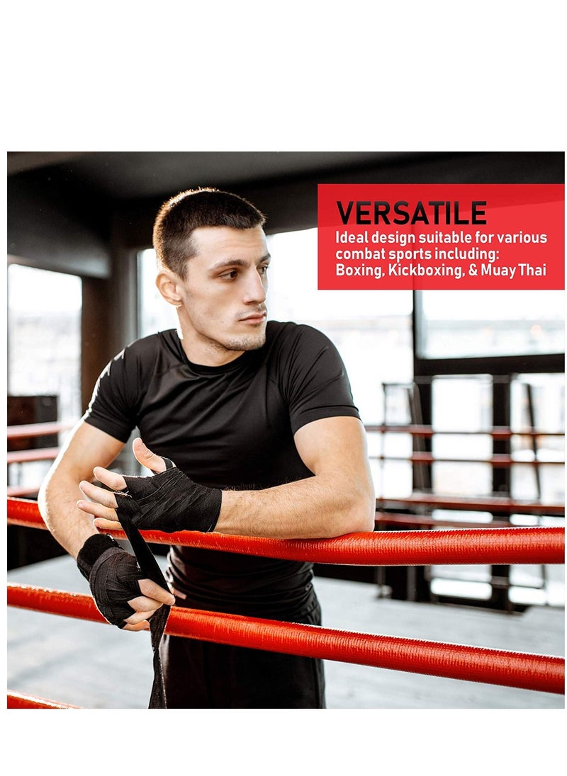 VENUM 4.5M Boxing Hand Wraps Punching Bandage 2Pcs, Black  - Image 5