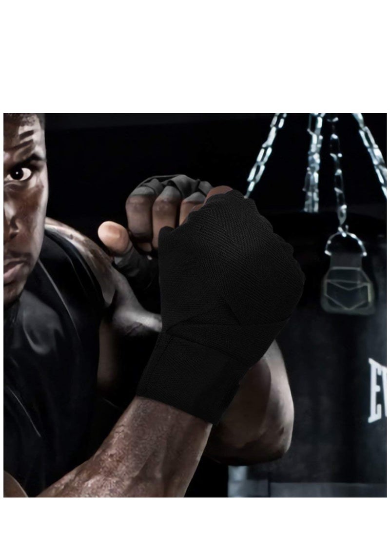 VENUM - 4.5M Boxing Hand Wraps Punching Bandage 2Pcs, Black - Image 1