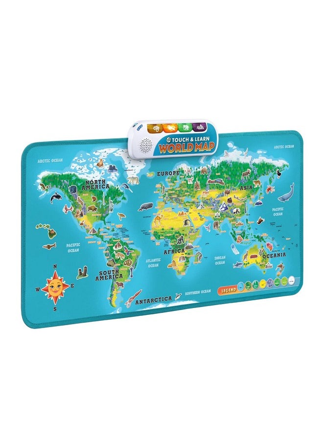 Leap Frog Leapfrog Touch & Learn World Map (English Version)  - Image 2