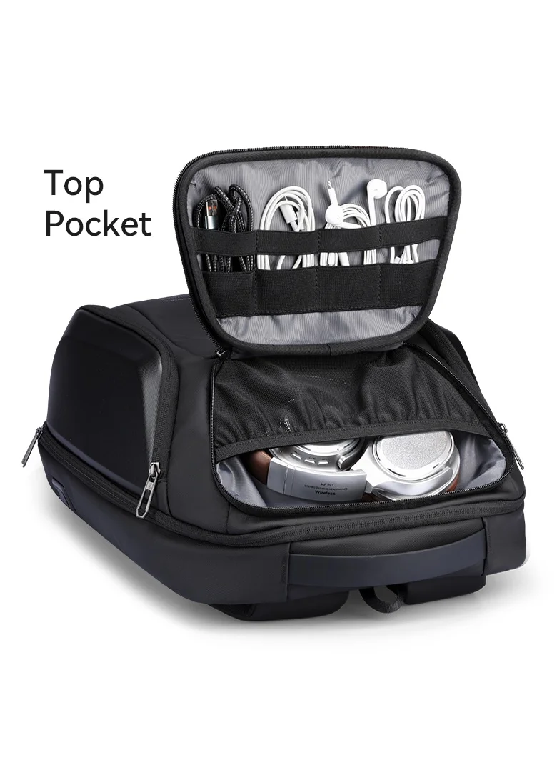 MARK RYDEN Mark Ryden 4313 Waterproof Backpack, USB Charging, EVA Hard Shell, 17inch Laptop, CoolTech Future Series**
