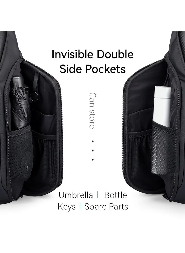 MARK RYDEN Mark Ryden 4313 Waterproof Backpack, USB Charging, EVA Hard Shell, 17inch Laptop, CoolTech Future Series**