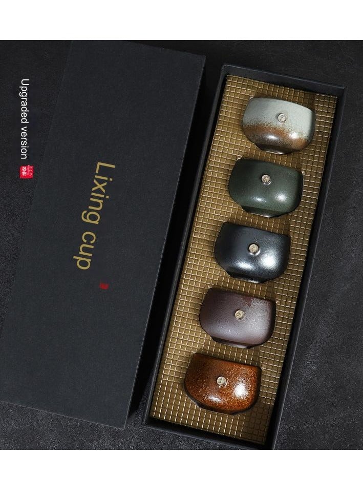 Excellent Stoneware Five Elements Cup Gift Box - Image 1