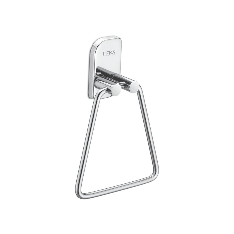 Lipka LIPKA Rose Series Napkin Ring 304Grade Stainless Steel Towel Ring for Washbasins Hand Towel Hanger with Glossy Finish  - Image 1