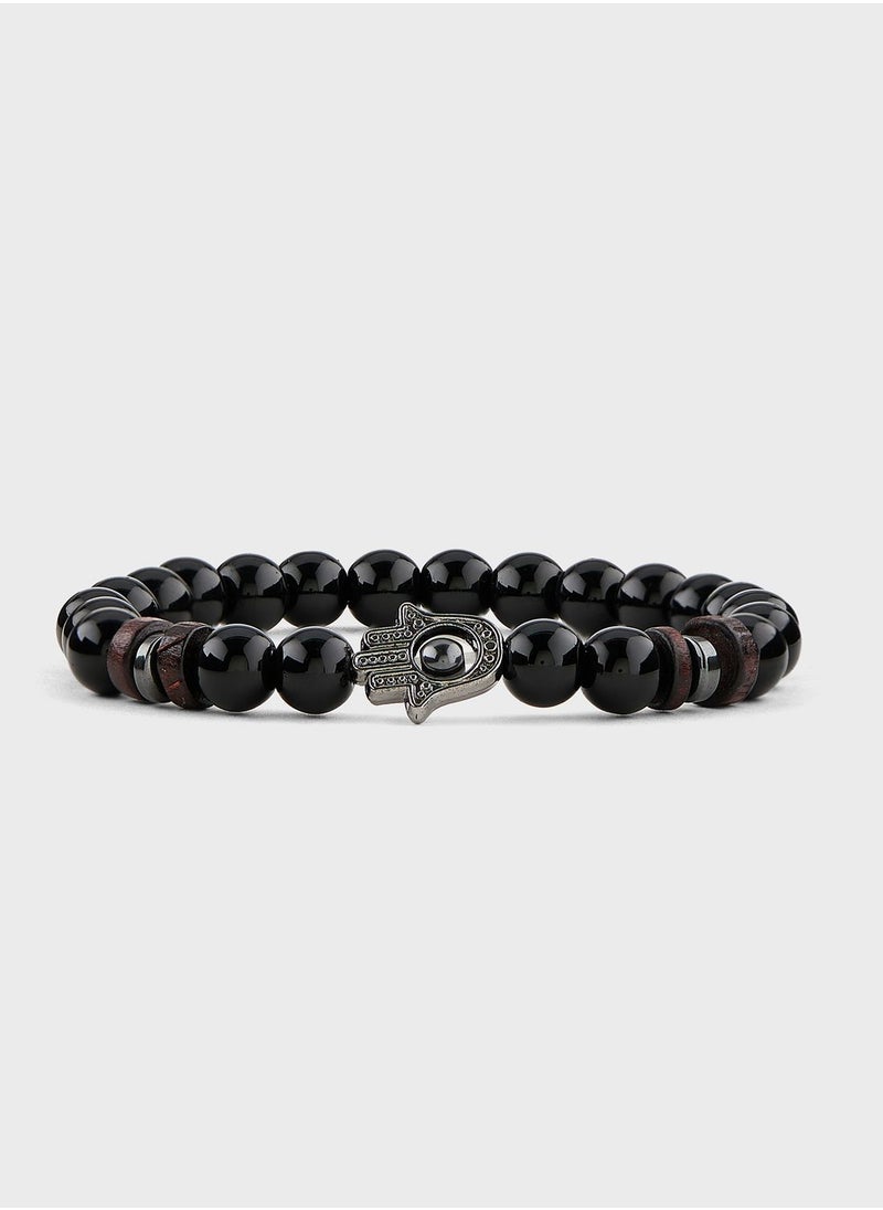 Seventy Five 3 Pack Plaited Hamsa Bracelet Set  - Image 4