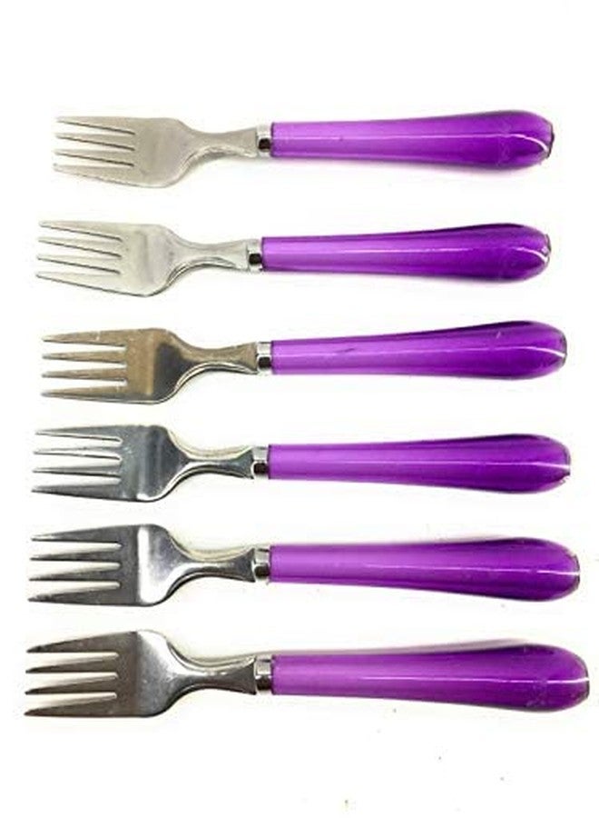 First front Dinner Handle Fork and Multicolour, (Pack of 1) - Image 2