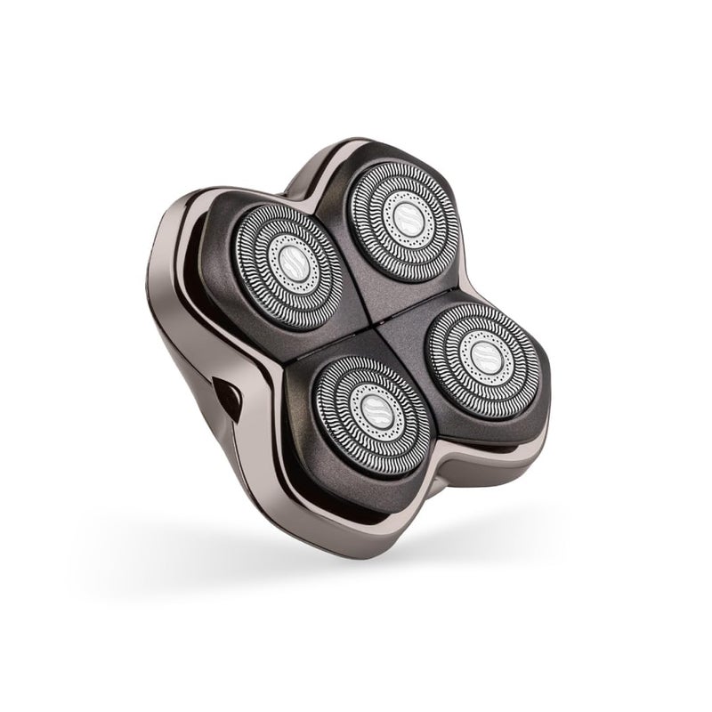 Skull Shaver شفرة استبدال بارون برو 4 لرأس ماكينة حلاقة سكول شيفر بيتبول، بالم وبتيرفلاي كيس - شفرة ماكينة حلاقة كهربائية للرجال، شفرة حلاقة، ماكينة حلاقة رأس بشفرة واحدة - Image 1