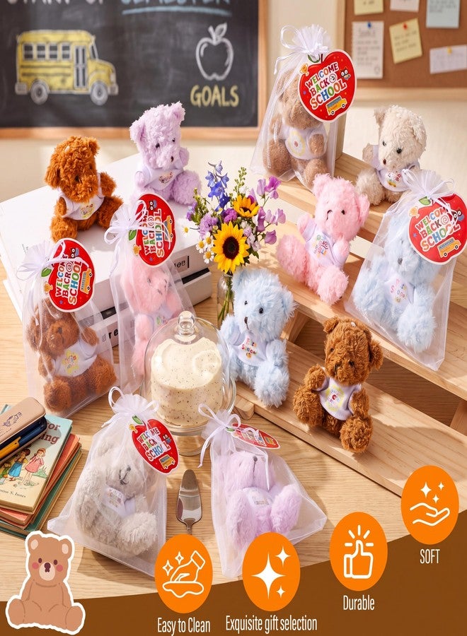 Poen 24 Sets Back to School Gifts for Student 4.7Inch Mini Stuffed Bear - Image 4