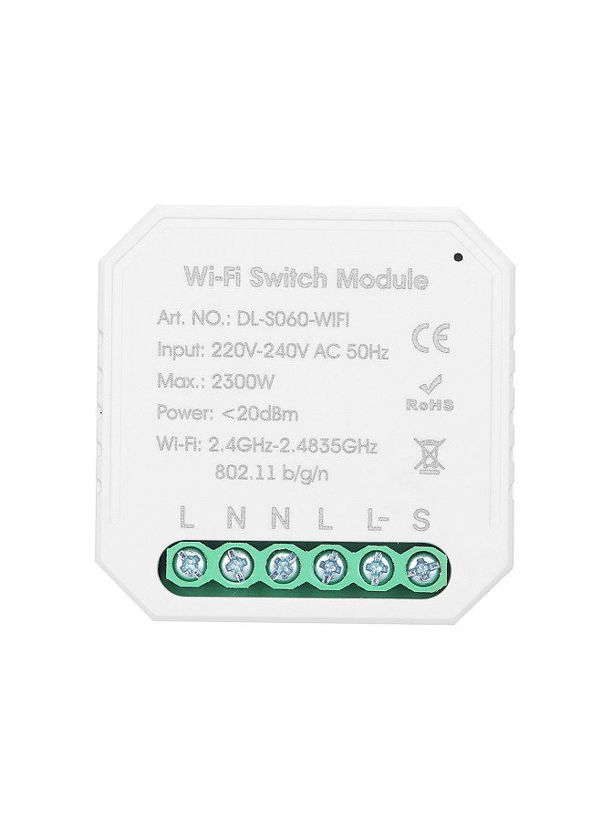 Tuya MINI DIY One Way Smart Switch Small Body APP Remote Control WiFi Switch Timer Light Switch