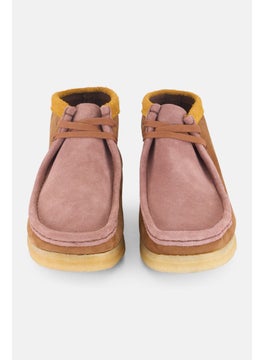 clarks Men Wallabee Lace Up Ankle Boots, Tan  - Image 3