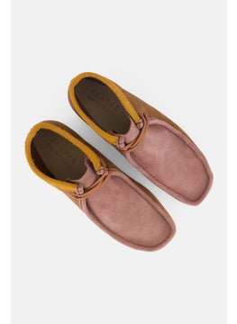 clarks Men Wallabee Lace Up Ankle Boots, Tan  - Image 4