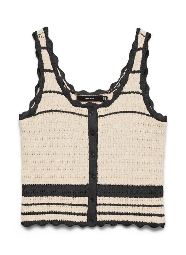 Vero Moda  Casual Sleeveless U Neck Sweater for Women | Best Price UAE