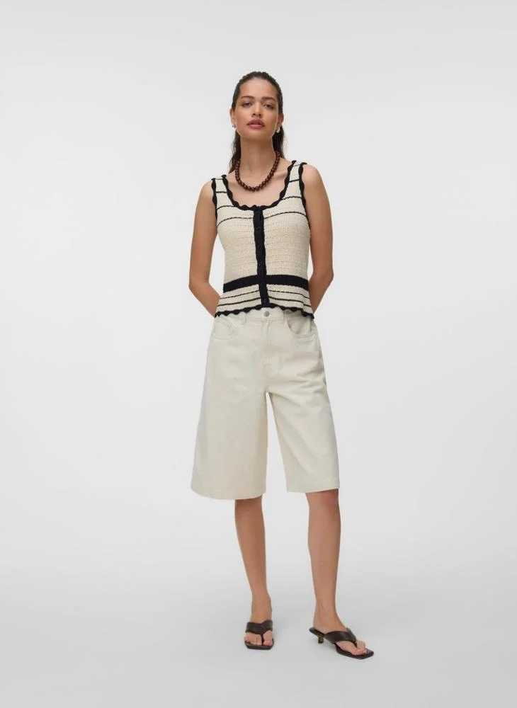 Vero Moda  Casual Sleeveless U Neck Sweater for Women | Best Price UAE